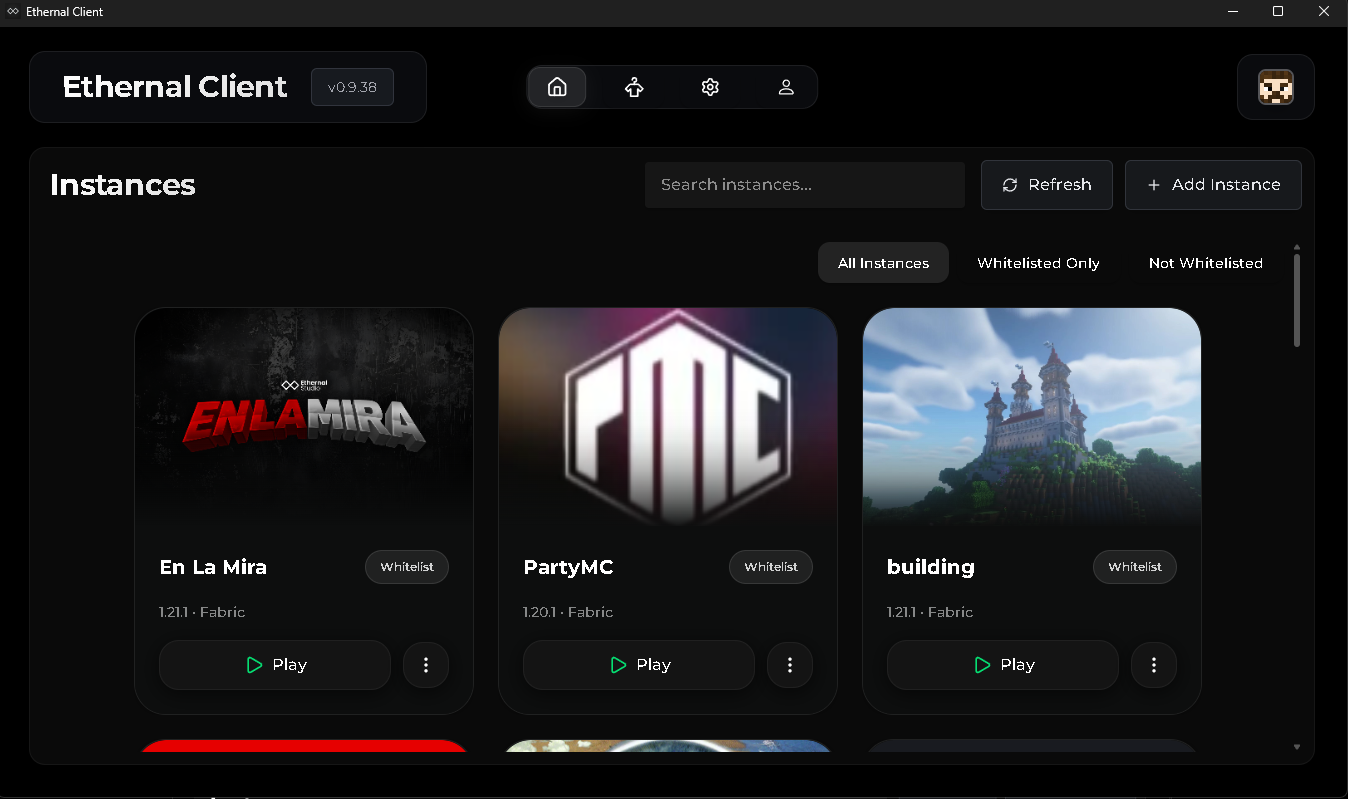 Ethernal Client Desktop Experience