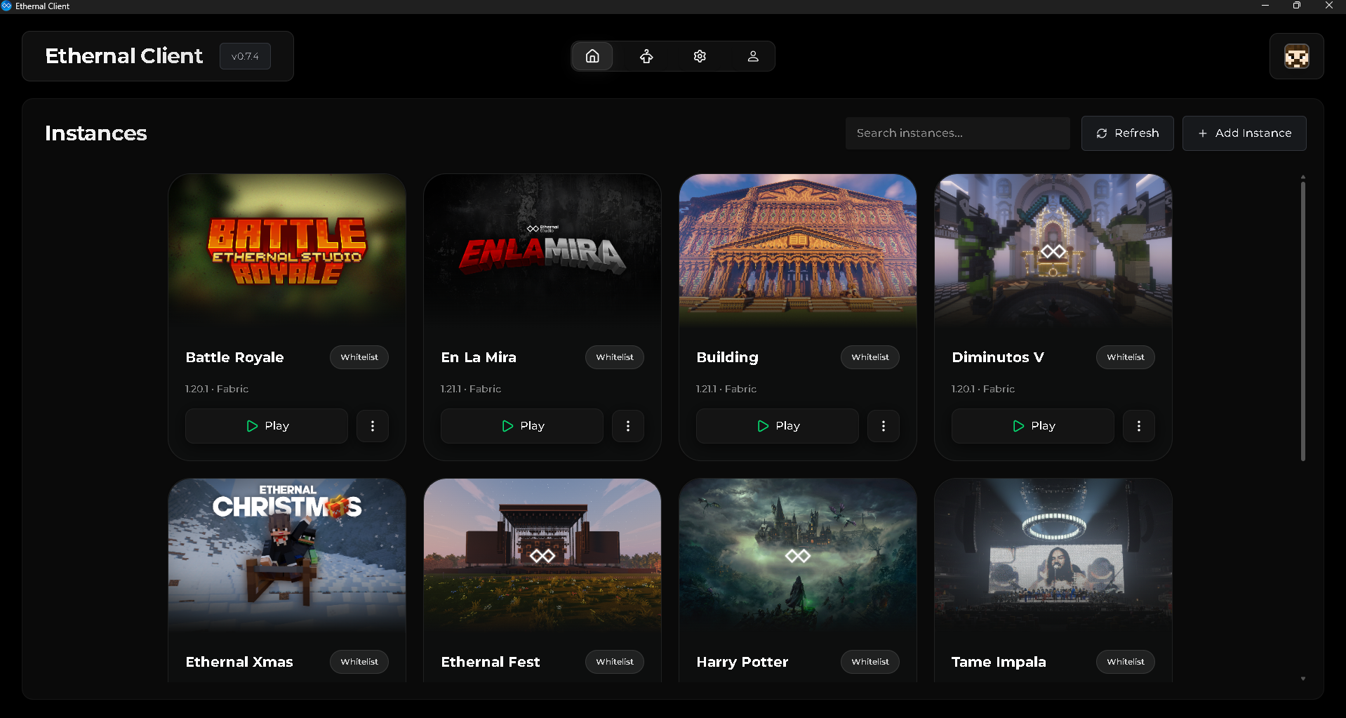Ethernal Client Desktop Experience